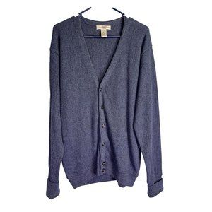 VTG Cypress Links Acrylic V-Neck Cardigan -M - Hong Kong Cobain Grunge